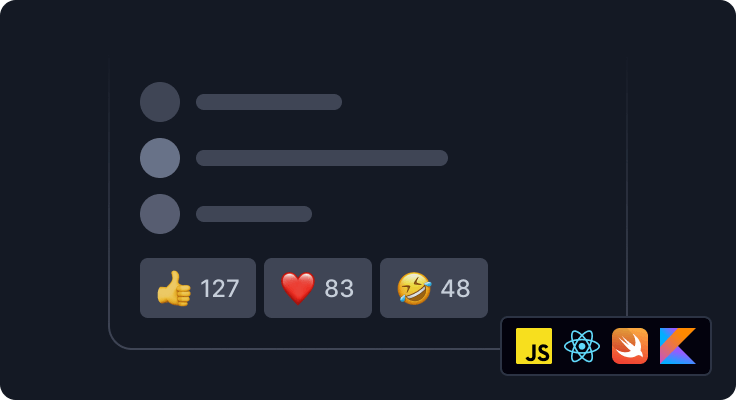 Chat room reactions